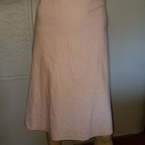 NWOT - A-line pale pink skirt
